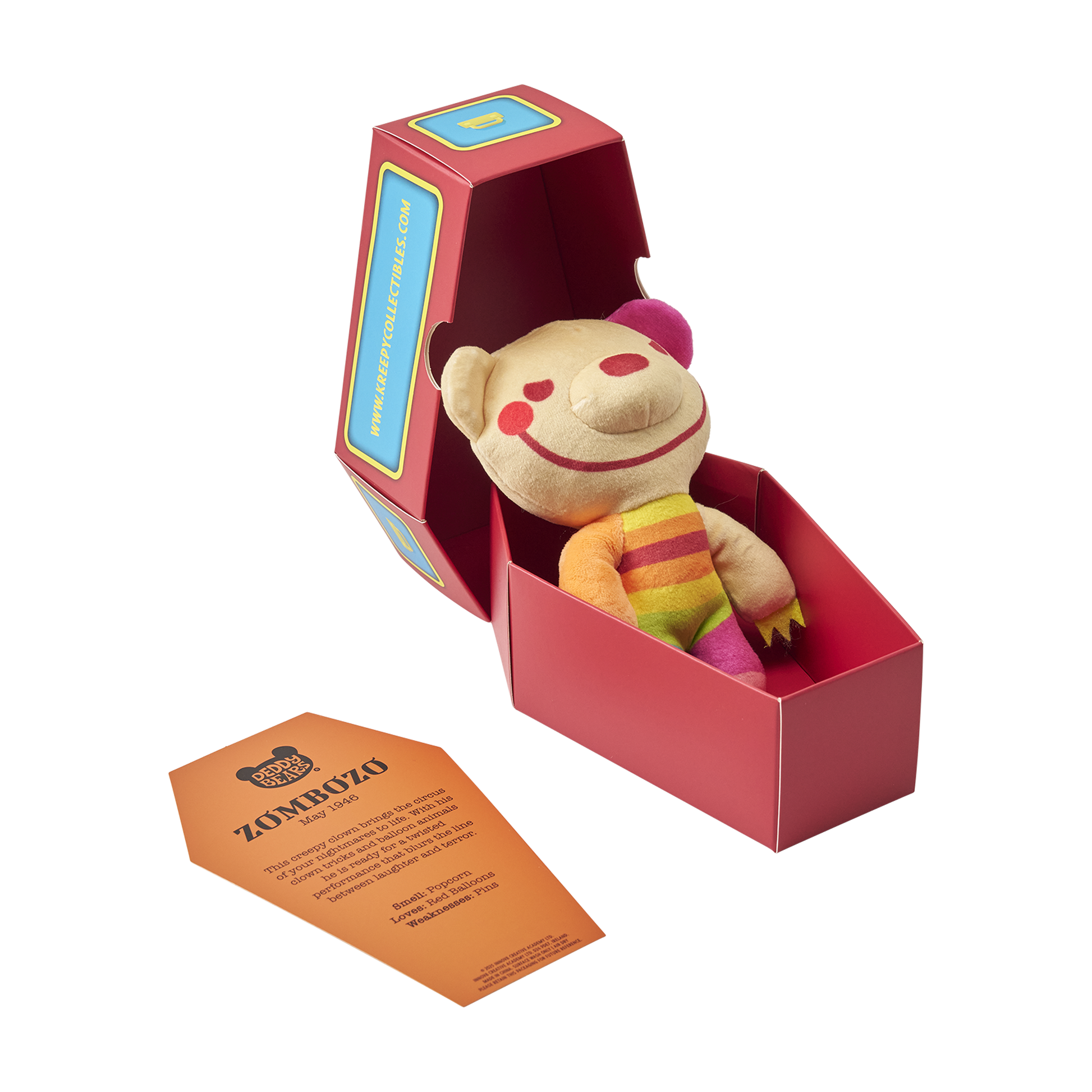 Zombozo – Lil’ Coffin Dodgers 14cm Plush | Deddy Bears Halloween Collectible Deddy Bears