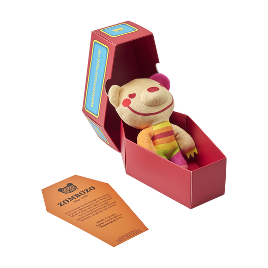 Zombozo – Lil’ Coffin Dodgers 14cm Plush | Deddy Bears Halloween Collectible Deddy Bears